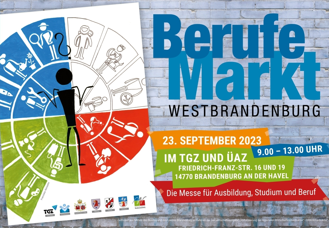 Wir sind dabei: Berufemarkt Westbrandenburg am 23. September 2023!